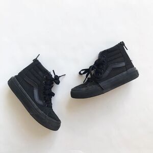 Vans black sk8 high top sneakers VGUC size 10.5